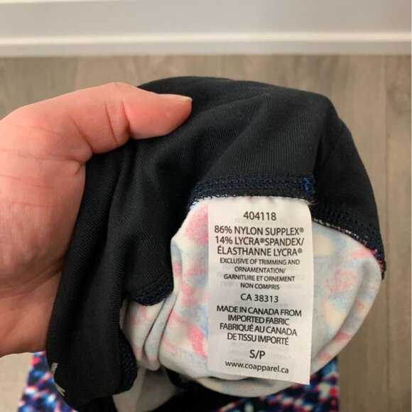 Tuff Athletics Women’s Capri Cropped Legging Purple Activewear gym Size Small - Picture 7 of 9